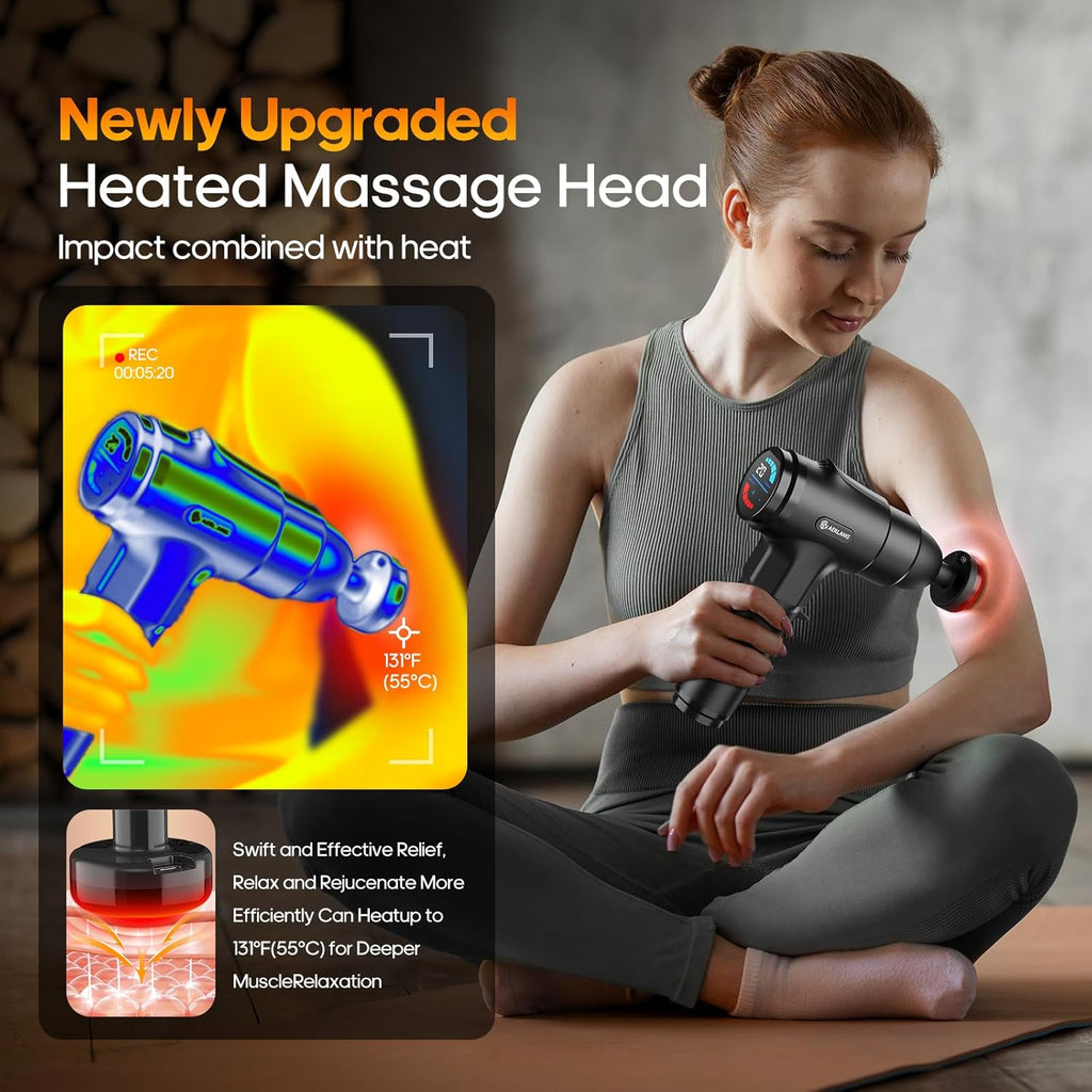 LimitlessDrive Heated Mini Massage Gun