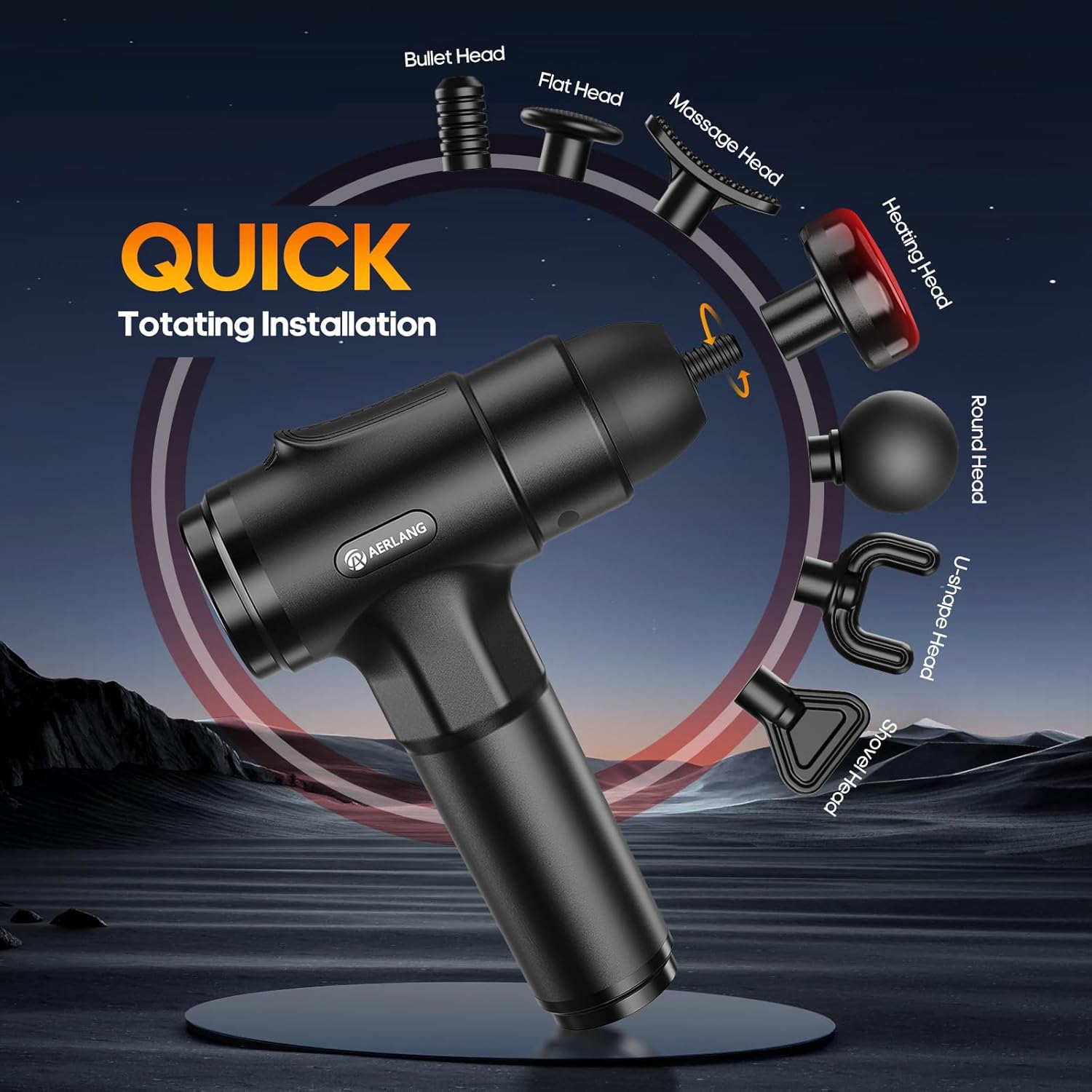 LimitlessDrive Heated Mini Massage Gun